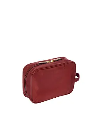 BRICS | Trousse de toilette X-Bag Wool Nut | dunkelrot